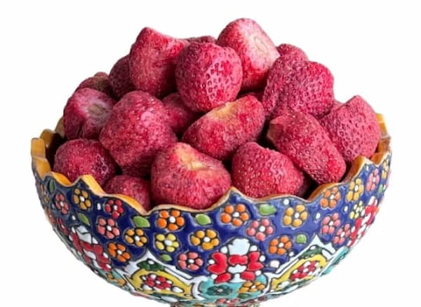 تصویر 5 از فروش صادراتی توت فرنگی خشک پفکی باکیفیت ارزان + خریدعمده